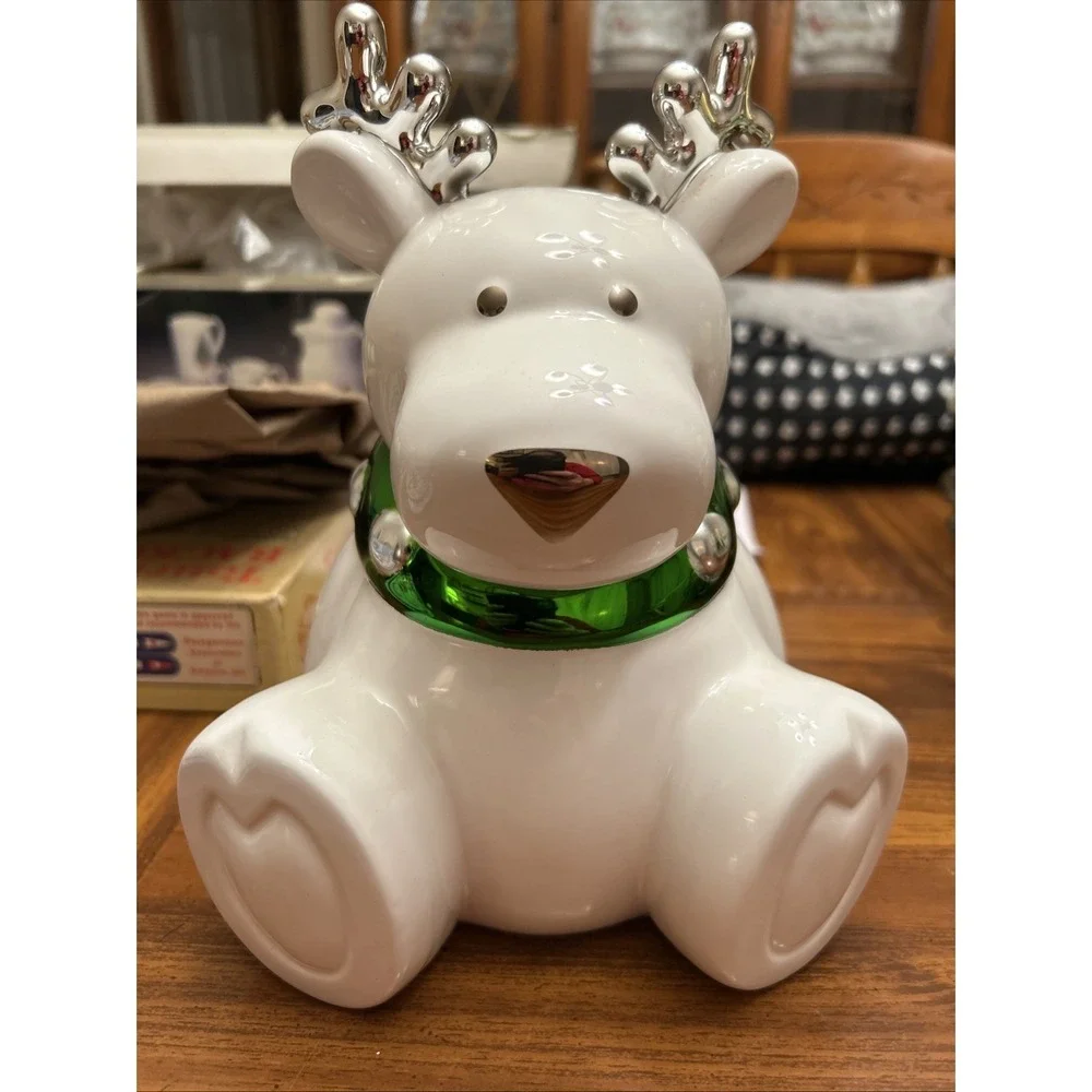 Vintage Slatkin Bath Body‎ Works Christmas Reindeer Candle Holder